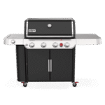 Nexgrill 4-Burner Propane GAS Grill in Black with Side Burner and Stainless Steel Main Lid
