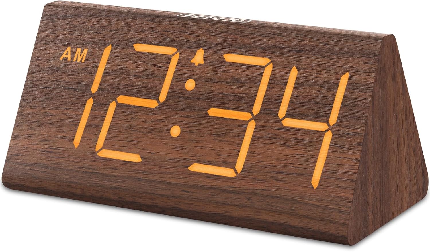 71mdSJmKilL._AC_SL1500_7f1ab3a3-da86-48fa-90d9-3f745298b491.jpg Wooden Digital Alarm Clock for Bedroom – LED Desk Clock with Large Display, USB Port, Adjustable Volume, Dimmer & Snooze, Adapter Powered - Image 1