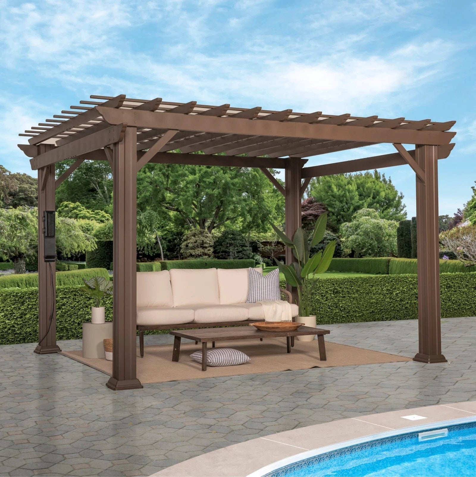Backyard_Discovery_12_ft._x_10_ft._Steel_Traditional_Pergola_1-1-scaled-1-1_d19bc152-0250-49ca-9f63-4230ea074bbd.jpg Backyard Discovery Steel Traditional Pergola 12 ft. x 10 ft. - Image 1