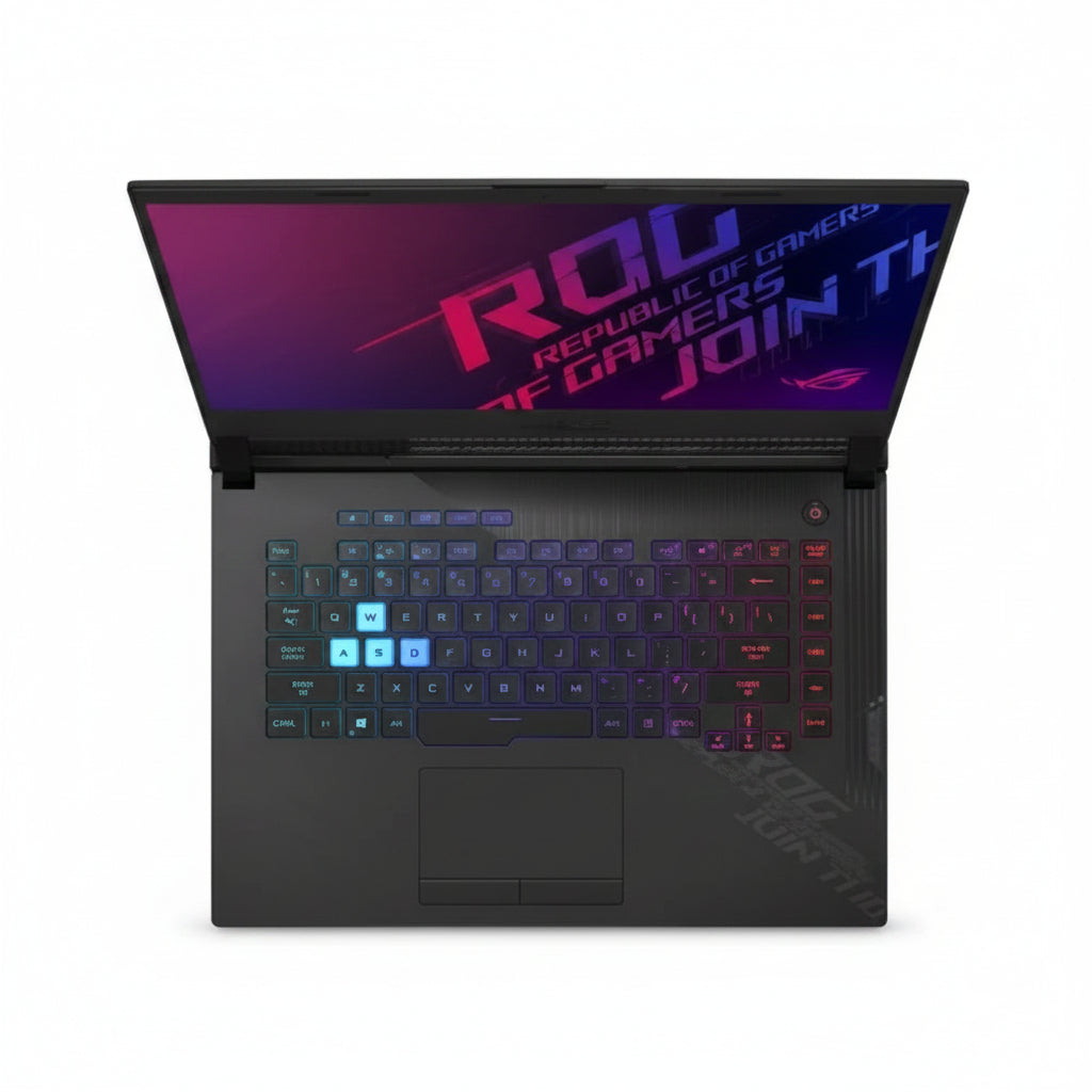 asus-rog-g512-strix-i7-rtx-2070-16gb-512gb-gaming-laptop-156-144hz-fhd-1_b4fdd054-2de7-48b3-af00-d5fa21b6bdc4.jpg ASUS ROG G512 Strix i7 RTX 2070 16GB/512GB Gaming Laptop; 15.6” 144Hz FHD IPS, NVIDIA GeForce RTX 2070, Intel Core i7-10750H, 16GB DDR4, 512GB PCIe - Image 1